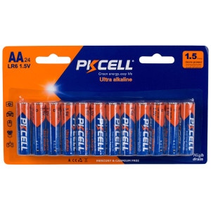 Main product image for PKCELL 24-Pack AA Ultra Alkaline Battery 142-230